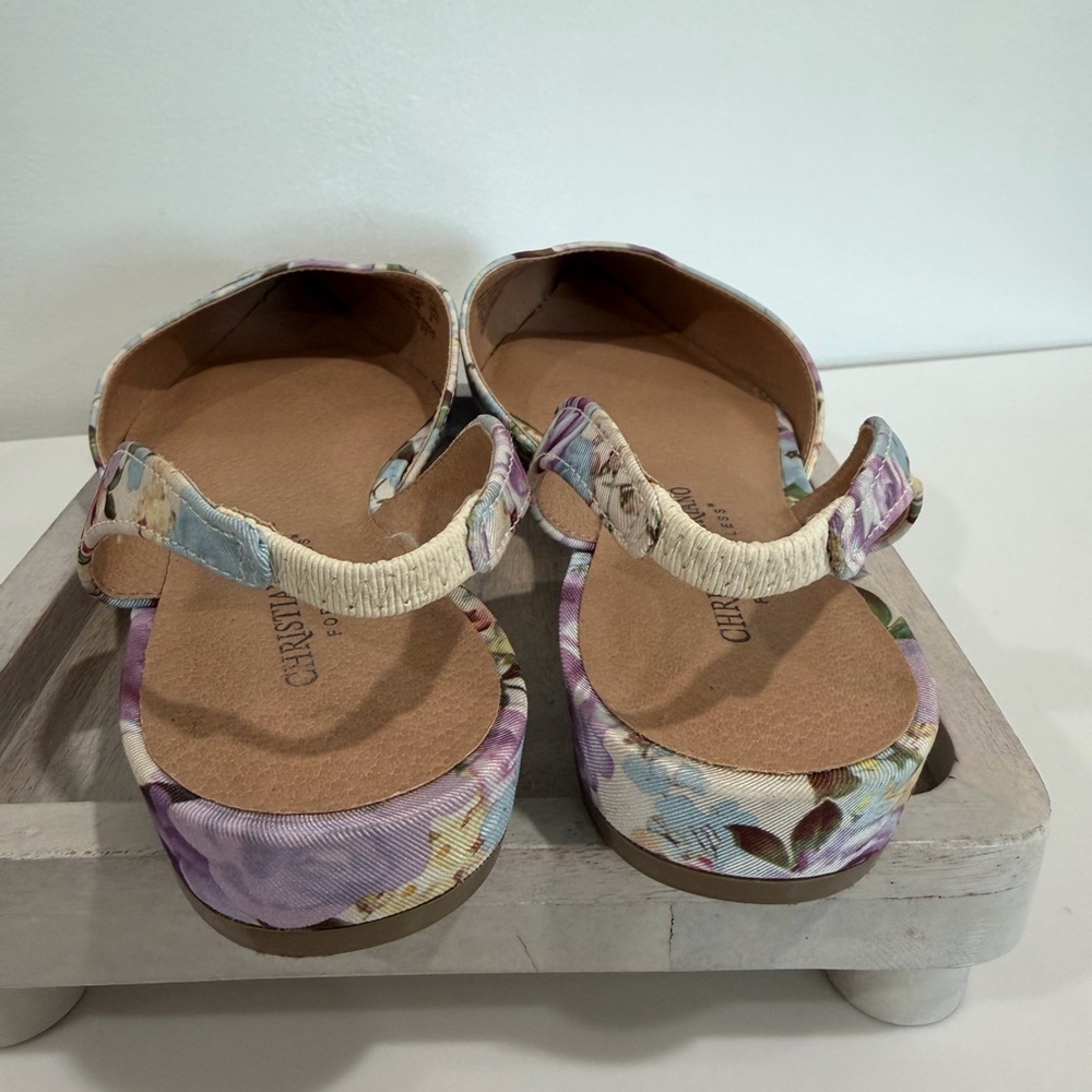 CHRISTIAN SIRIANO for Payless Women's Size 7.5 Flat Shoes Betty Floral - Picture 8 of 8